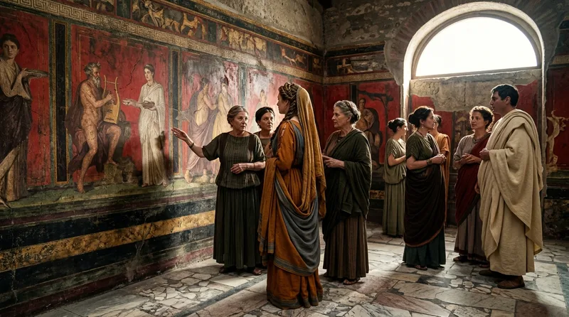The Villa of Mysteries’ Dionysian Fresco Was Both Religious Art and Social Statement - Historical illustration