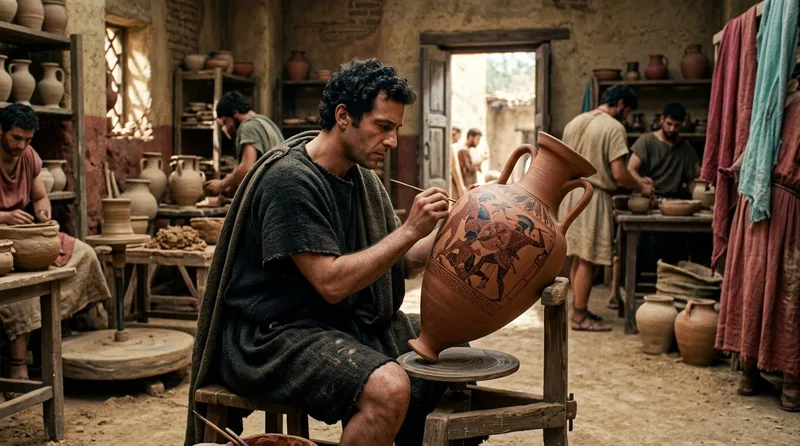 The Kleophrades Painter: Dynamic Master of Violent Action - Historical illustration