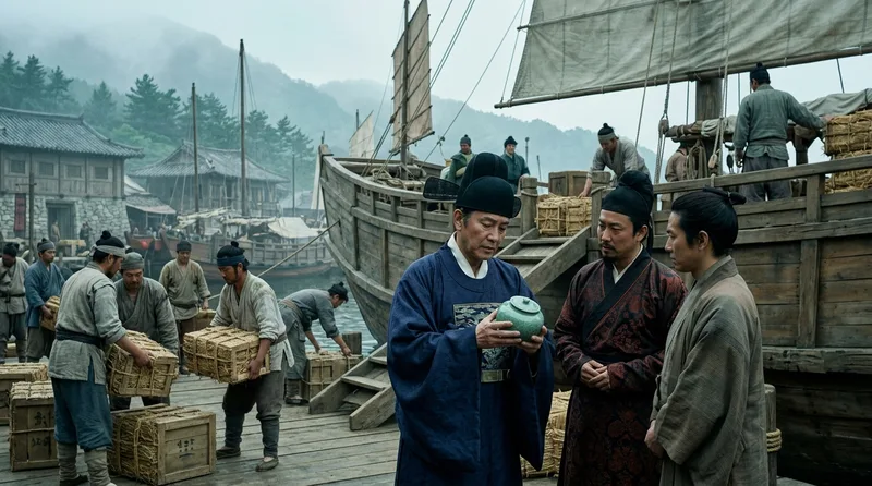 Trade Networks That Made Goryeo Celadon Asia’s Most Coveted Ceramic - Historical illustration