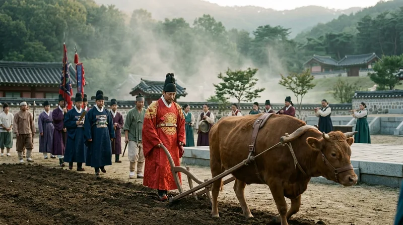 Seonnongje: When Kings Became Ceremonial Farmers - Historical illustration