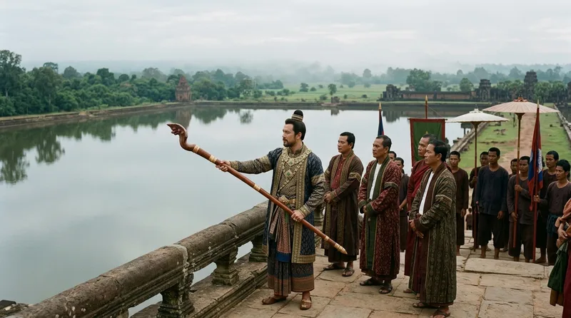 East Baray: Yasovarman’s Hydraulic Revolution - Historical illustration