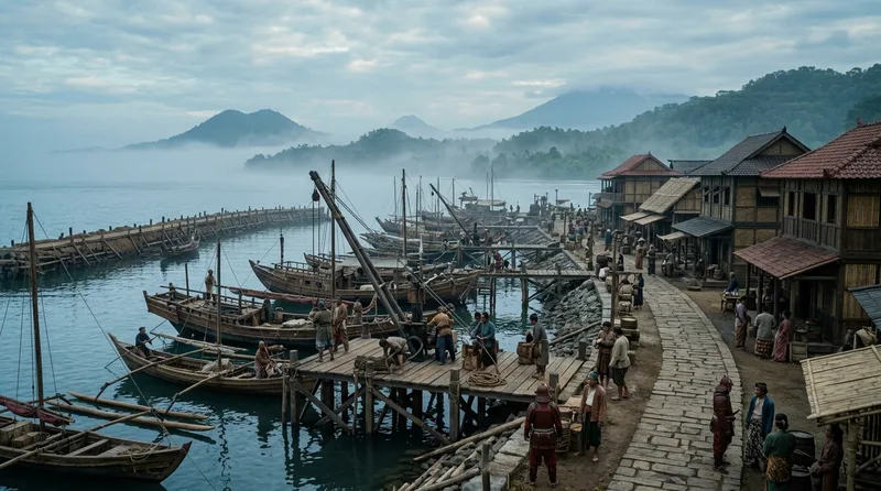 Harbor Engineering at Tuban and Gresik: Ports That Never Slept - Historical illustration
