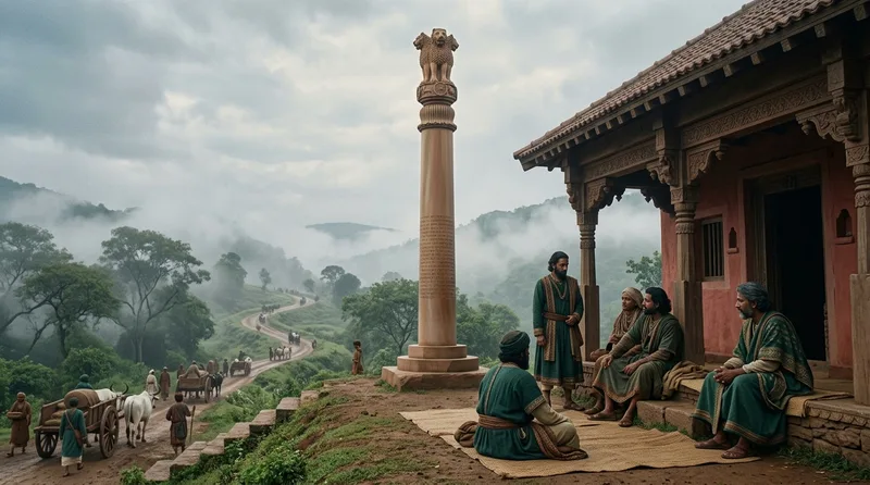 Pillar Edict VII: Engineering Ancient India’s First Welfare Infrastructure - Historical illustration