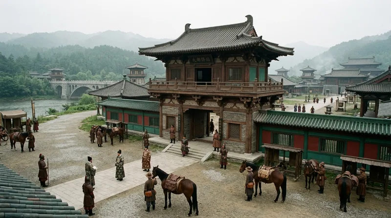 Dadu Imperial Headquarters: The Dragon’s Postal Command - Historical illustration