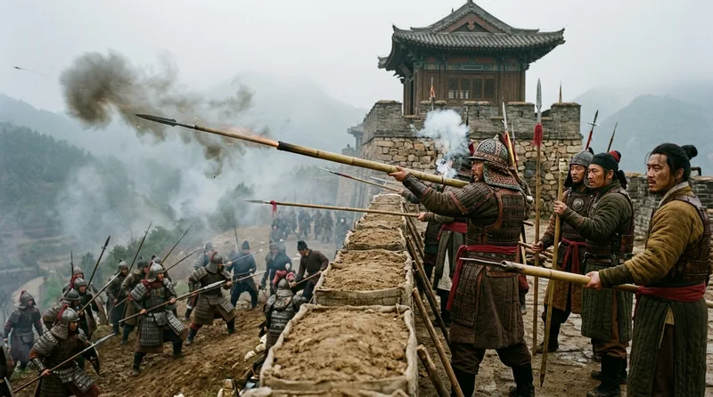 Fire Lances Became the World’s First Gunpowder Weapons - Historical illustration