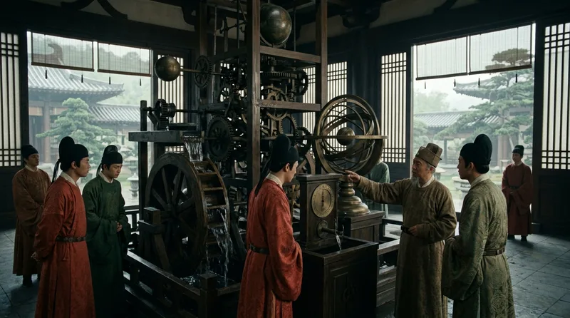 Astronomical Clocks Measured Time to One-Tenth of Modern Seconds - Historical illustration