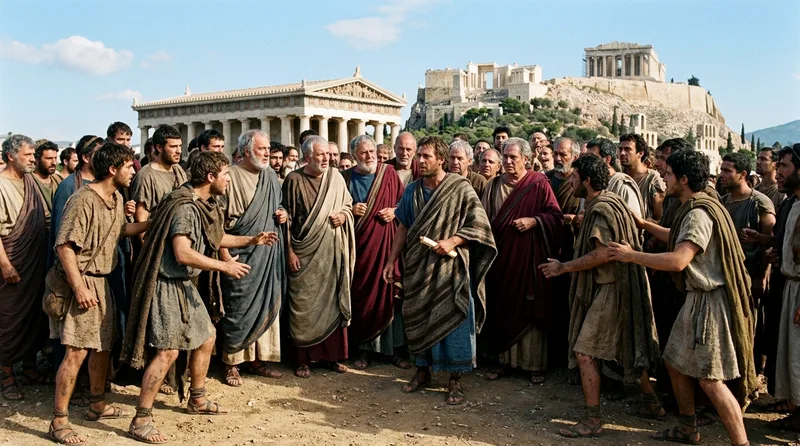 Ephialtes Gutted the Aristocratic Court That Had Ruled Athens for Centuries - Historical illustration