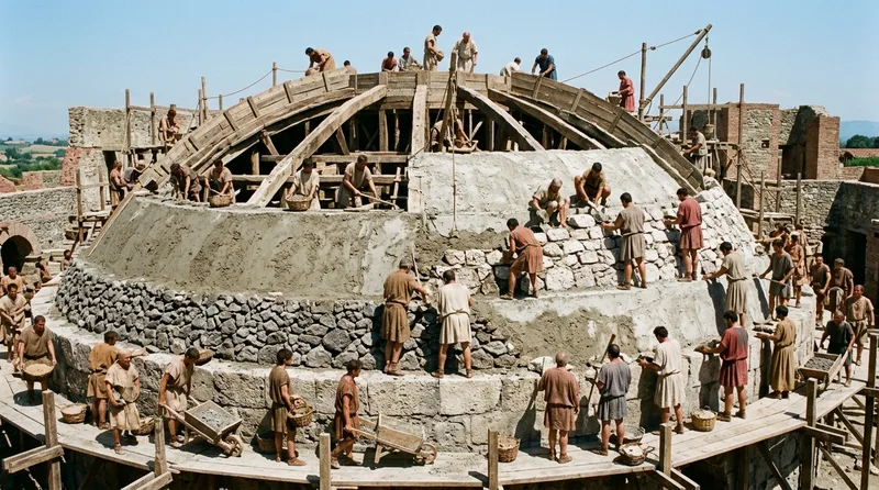 Layered Construction for Massive Unreinforced Domes - Historical illustration