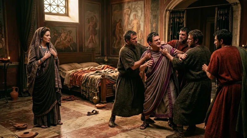 Domitian: The Palace Conspiracy That Included His Wife - Historical illustration