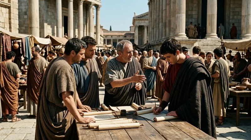 Legal Precedent: When Past Cases Shape the Future - Historical illustration