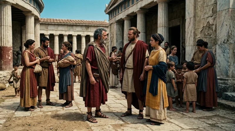 Marriage and Procreation Laws: Breeding the Perfect Warrior - Historical illustration