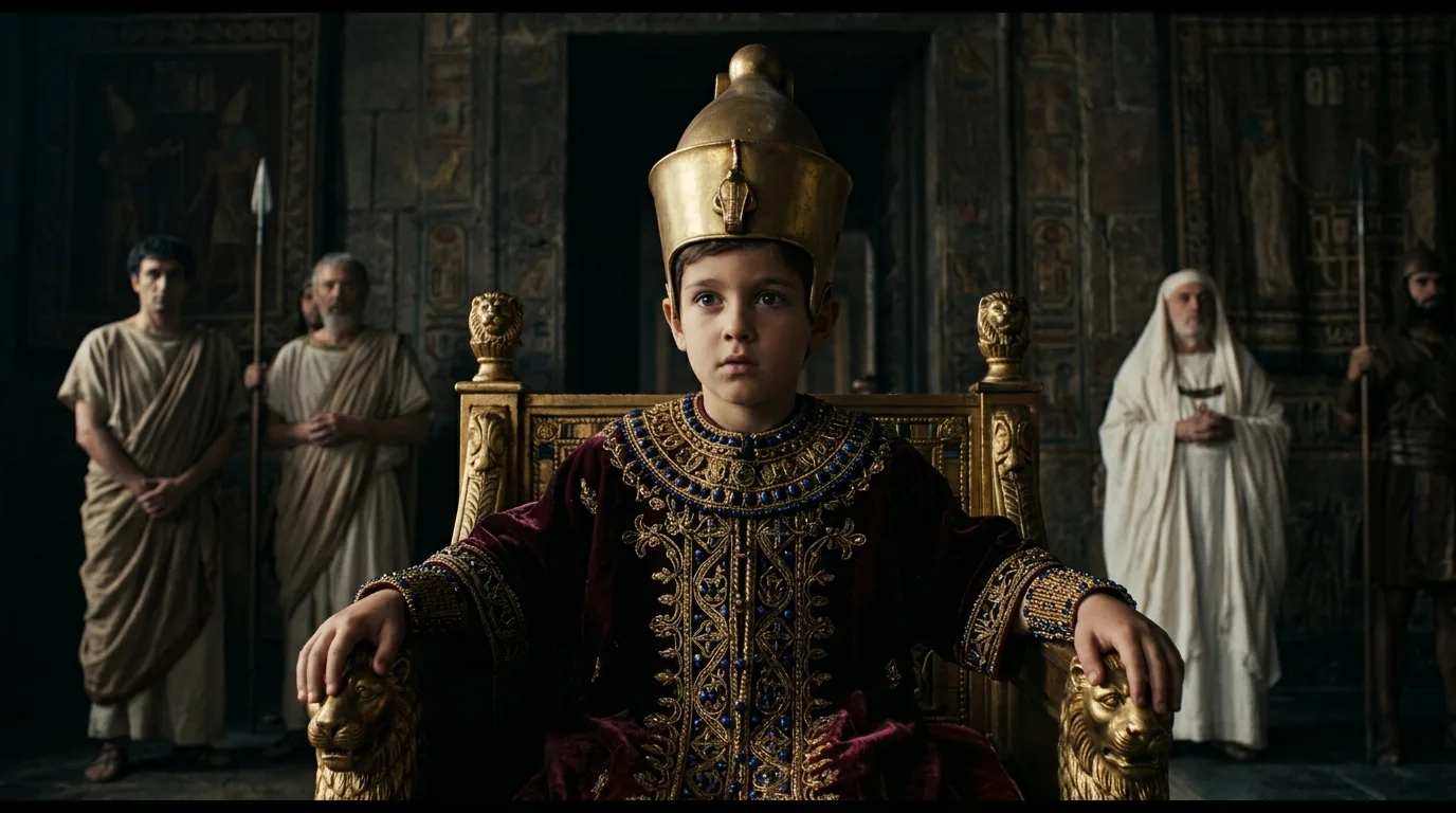 Ptolemy V Epiphanes: The Five-Year-Old Behind the Rosetta Stone - Historical illustration