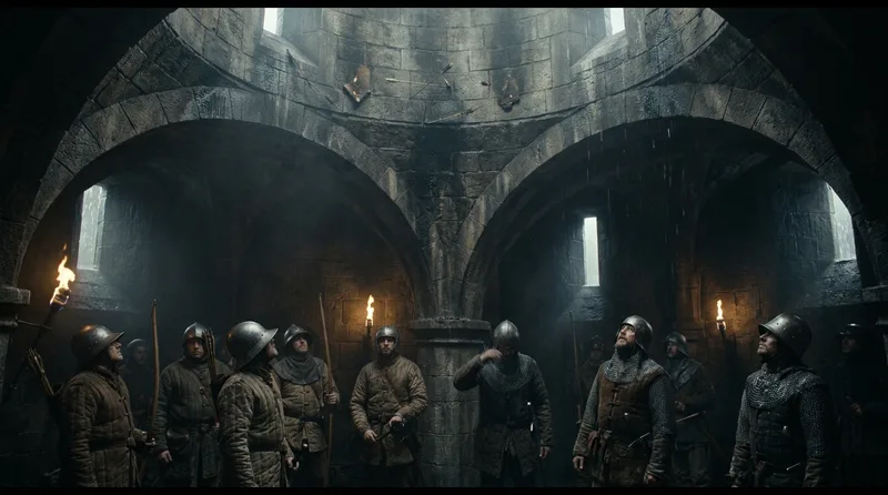 Stone Vaulting: Fire-Resistant Chambers That Frustrated Siege Tactics - Historical illustration