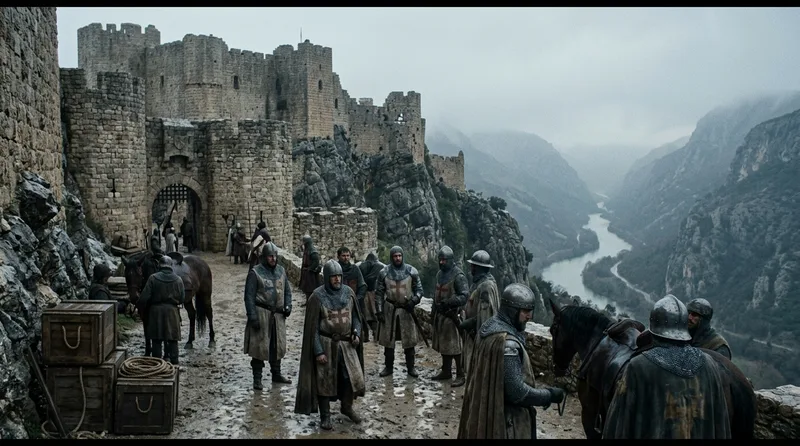 Beaufort Castle: The Mountain Pass Fortress That Changed Hands Seven Times - Historical illustration