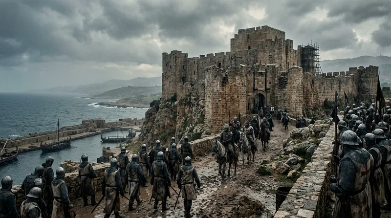 Giblet Castle: The Coastal Fortress That Withstood Saladin’s Personal Attention - Historical illustration