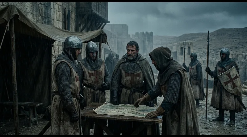 Knights Templar: From Nine Knights to Banking Empire - Historical illustration