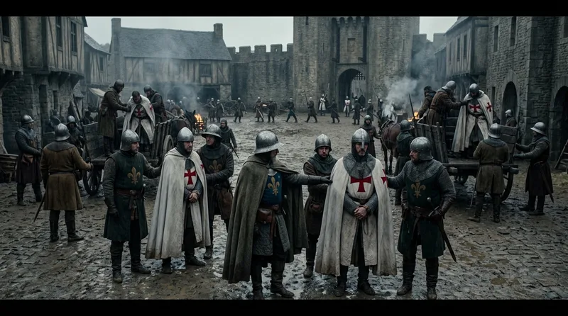 The Templars’ Suppression Demonstrated Coordinated Multinational Prosecution - Historical illustration