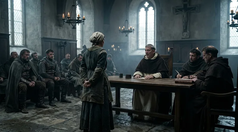 Papal Inquisition Witchcraft Trials Distinguished Sorcery From Heresy - Historical illustration