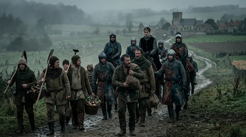 England Froze Wages While Labor Shortages Made Peasants Richer Than Ever - Historical illustration