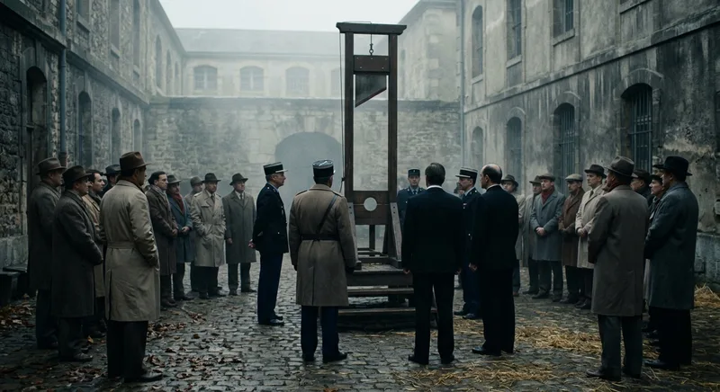 France Used the Guillotine Until the Late Twentieth Century - Historical illustration