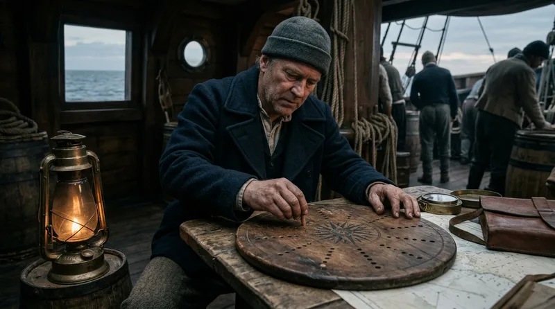 The Traverse Board Created a Visual Record of Every Course Change - Historical illustration