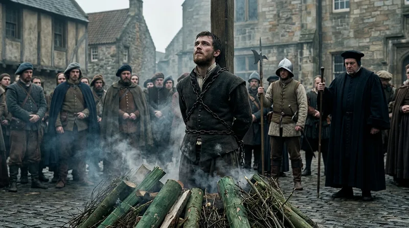 Patrick Hamilton: Scotland’s First Reformation Martyr at 24 - Historical illustration